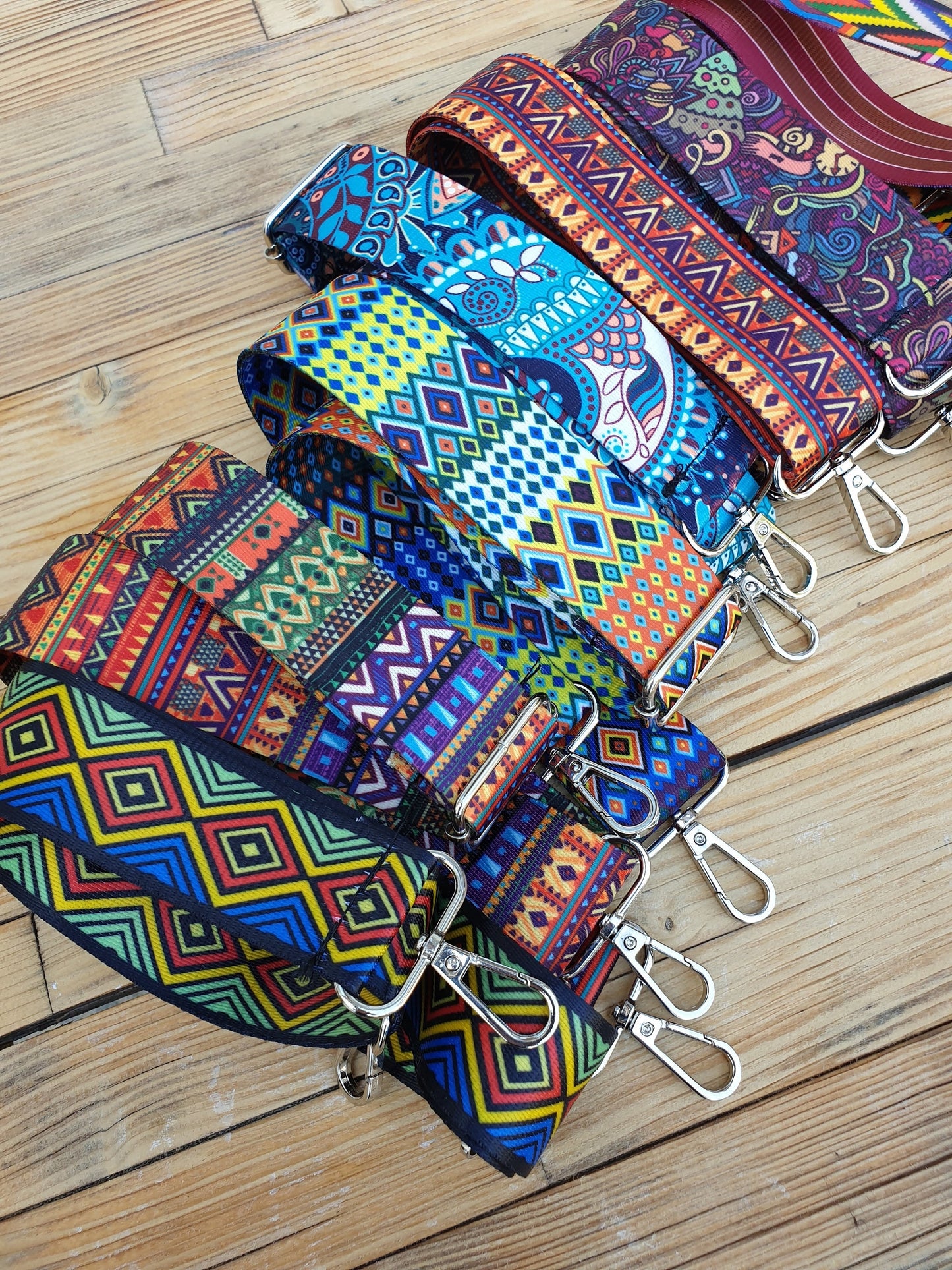 Adjustable Nylon Bag Strap, Colorful Crossbody strap, Purse Handle, Shoulder Handbag Strap, Backpack Strap