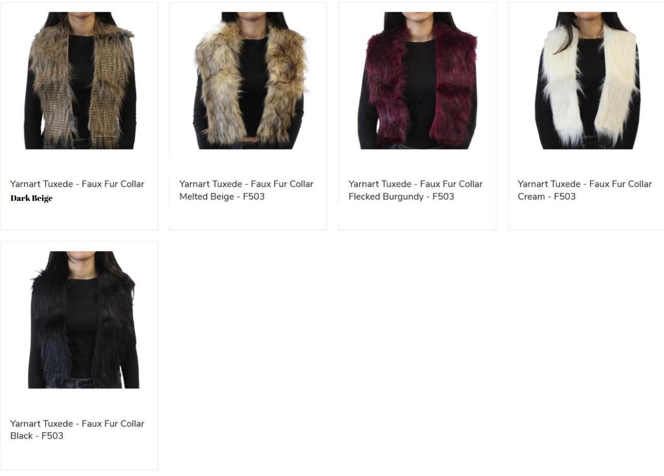 Full Roll - Faux Fur Collar