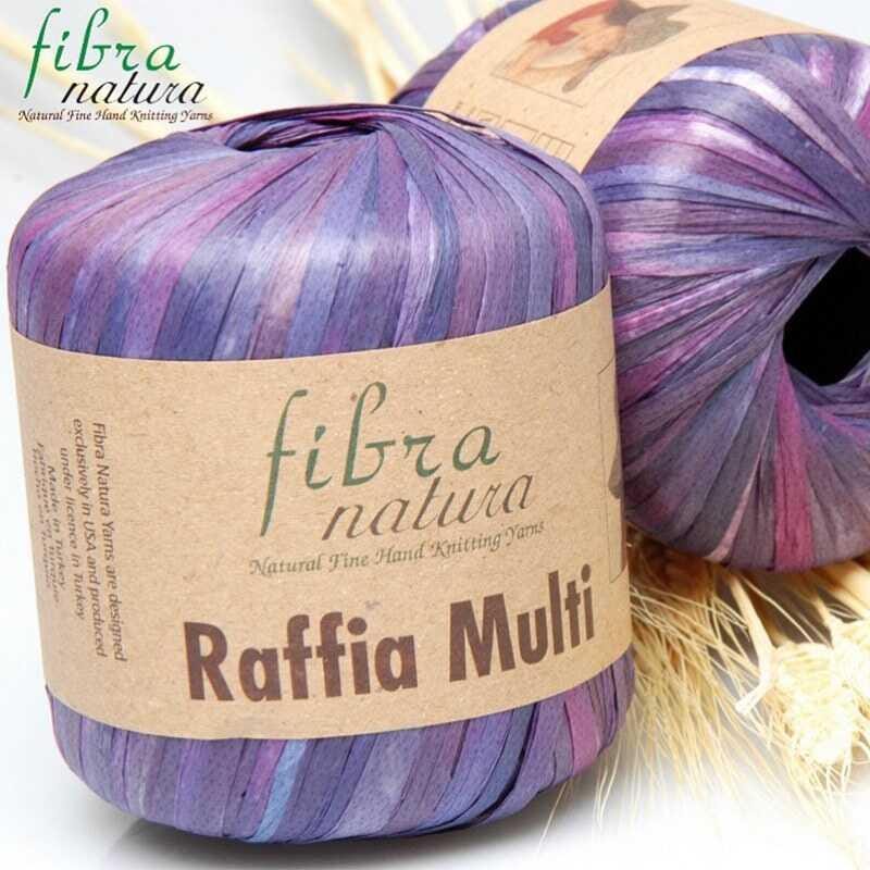 Himalaya Raffia Multi , Fibra Natura Multi Colors, paper yarns, 35 gr - 1,23 oz, 80 mt - 87 yards, crochet yarn, basket yarn, cord yarn