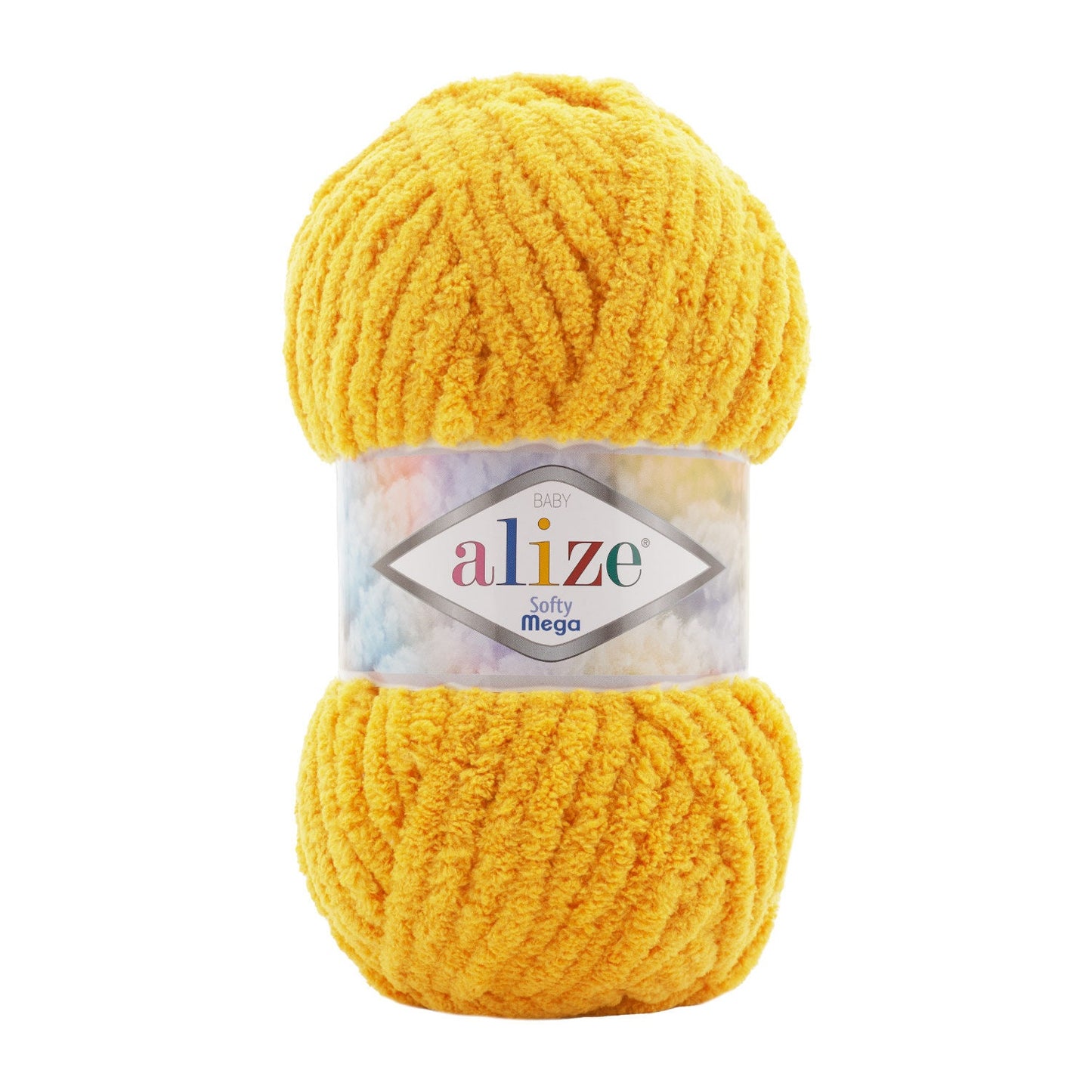 Alize Softy Mega Yarn, 100g (3.5 OZ) Soft yarn, Chunky yarn, Bulky Yarn, Baby soft Yarn, Velvet Yarn.