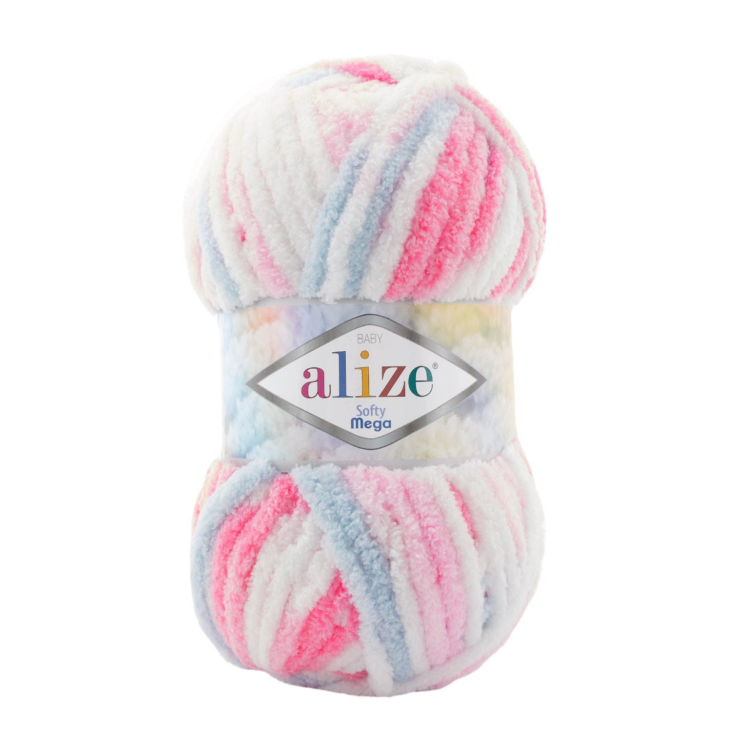 Alize Softy Mega Yarn, 100g (3.5 OZ) Soft yarn, Chunky yarn, Bulky Yarn, Baby soft Yarn, Velvet Yarn.