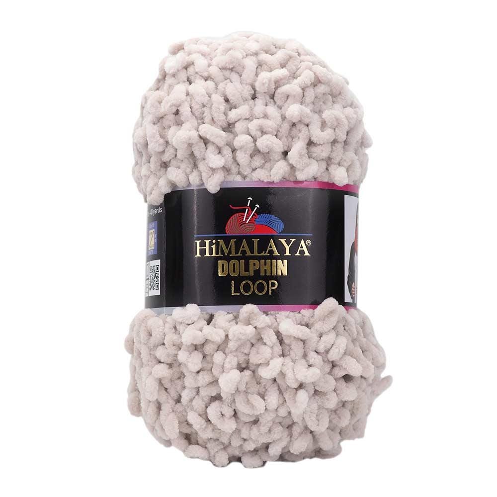 Himalaya Dolphin Loop Yarn - Super Soft Velvet Loop Yarn for Finger Knitting Plush Blankets, Cushions & Baby Projects