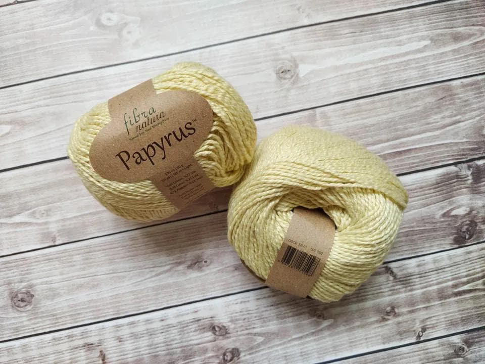 Cotton Silk Yarn Fibra Natura Papyrus Yarn Cotton Yarn Silk Blend Yarn Crochet Yarn Summer Yarn