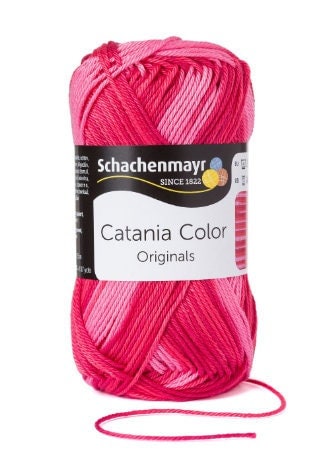 Schachenmayr Catania Mix & Knit Cotton Yarn , Mercerized 100% Cotton Yarn Dolls Amigurumi Multicolored, Knitting Yarn, Crochet Yarn