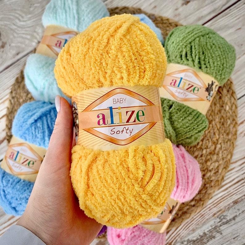 Alize Baby Softy Yarn, Alize Baby Yarn, Alize Softy 50 gr 115 m Soft Baby Yarn