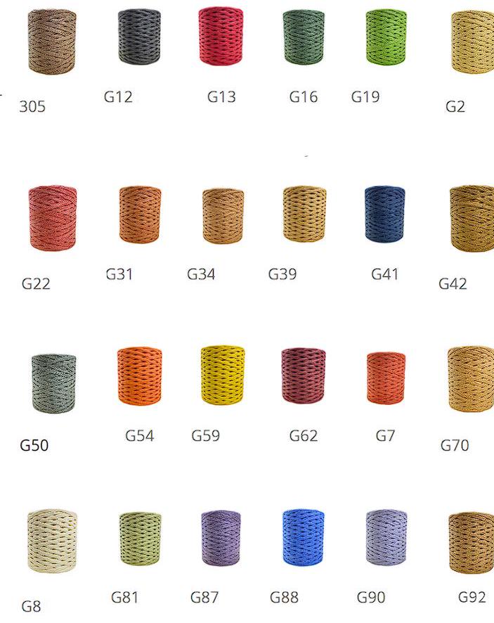 Raffia Yarns, paper yarns, 200 grams, paper yarn,Hat yarn, crochet yarn, basket yarn, cord yarn, bag yarn, raffia cord