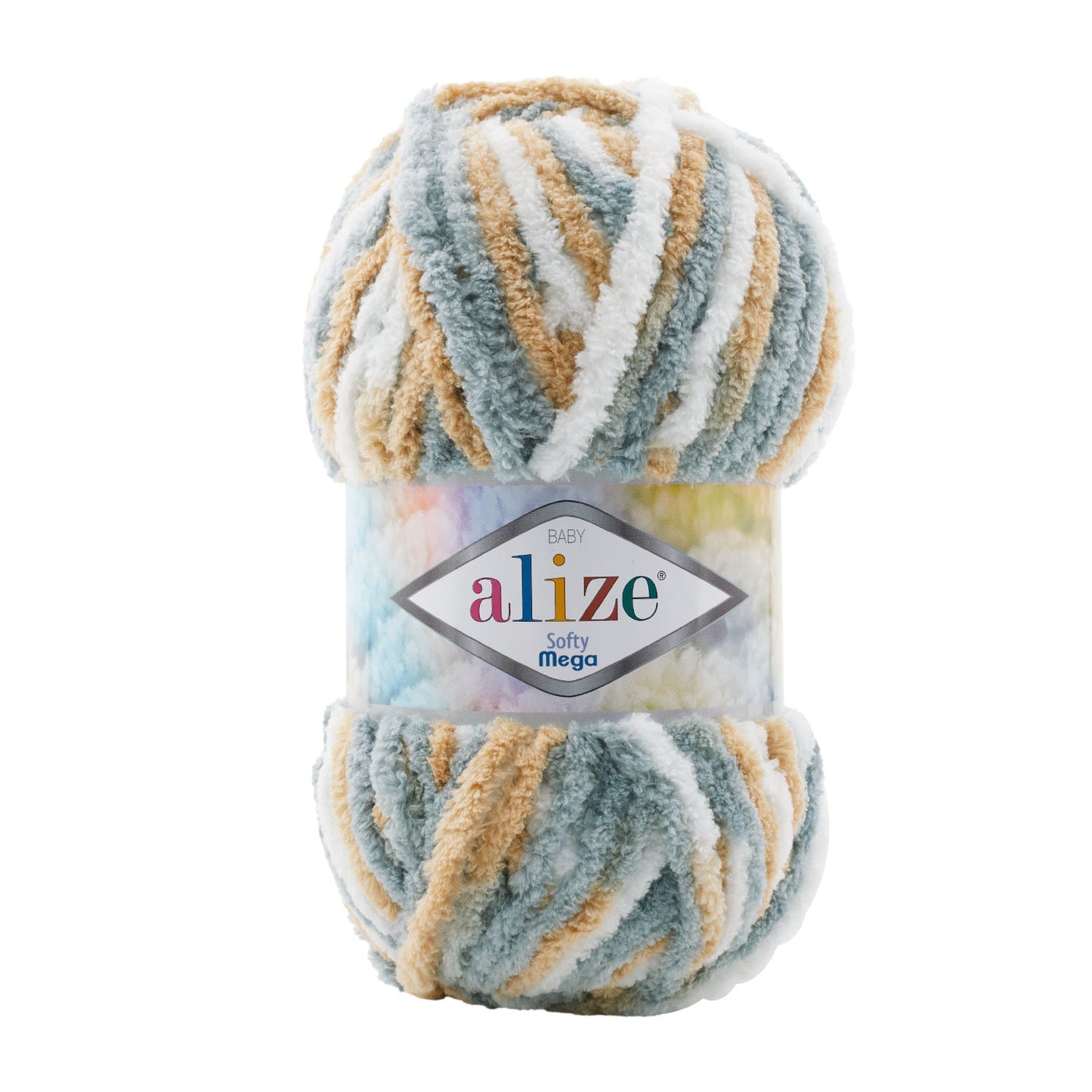 Alize Softy Mega Yarn, 100g (3.5 OZ) Soft yarn, Chunky yarn, Bulky Yarn, Baby soft Yarn, Velvet Yarn.