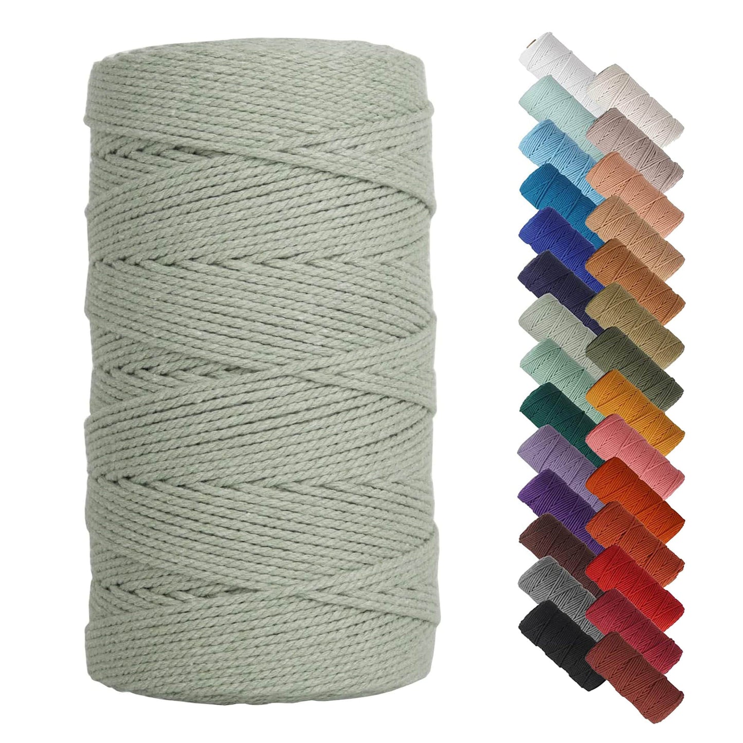 2mm Cotton Macrame Rope, macreme yarn, macreme cord US