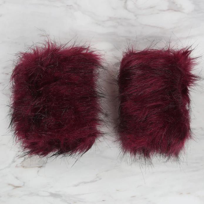 Yarnart Cuffs - Faux Fur Cuff Melted