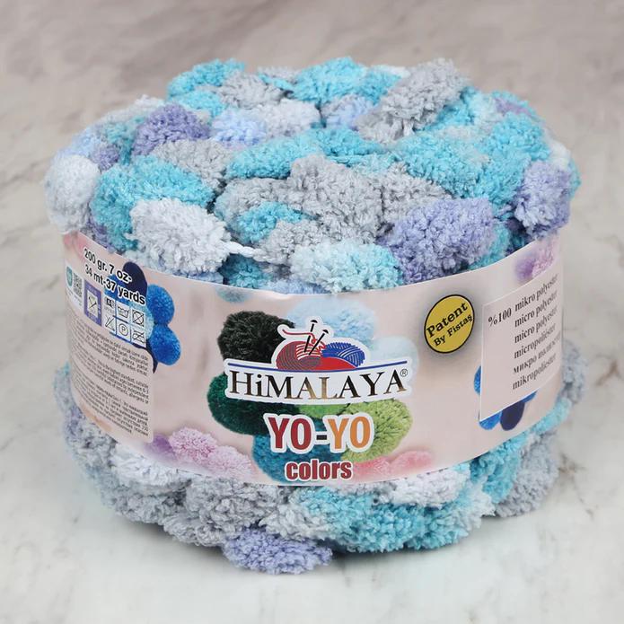 Himalaya Yo-Yo Colors Hand Knitting Yarn, Fluffy Yarn, Soft Knitting Yarn, Baby Blanket Yarn, Autumn Yarn, Winter Yarn.