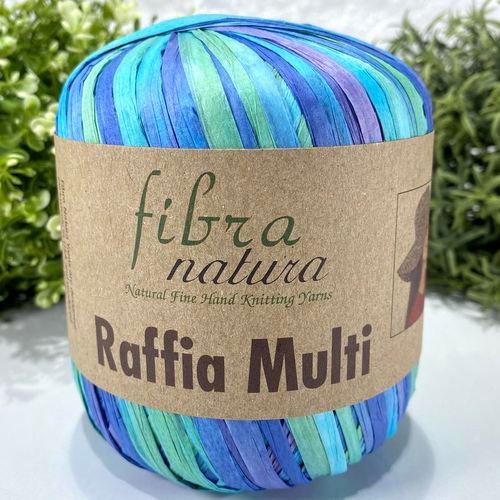 Himalaya Raffia Multi , Fibra Natura Multi Colors, paper yarns, 35 gr - 1,23 oz, 80 mt - 87 yards, crochet yarn, basket yarn, cord yarn