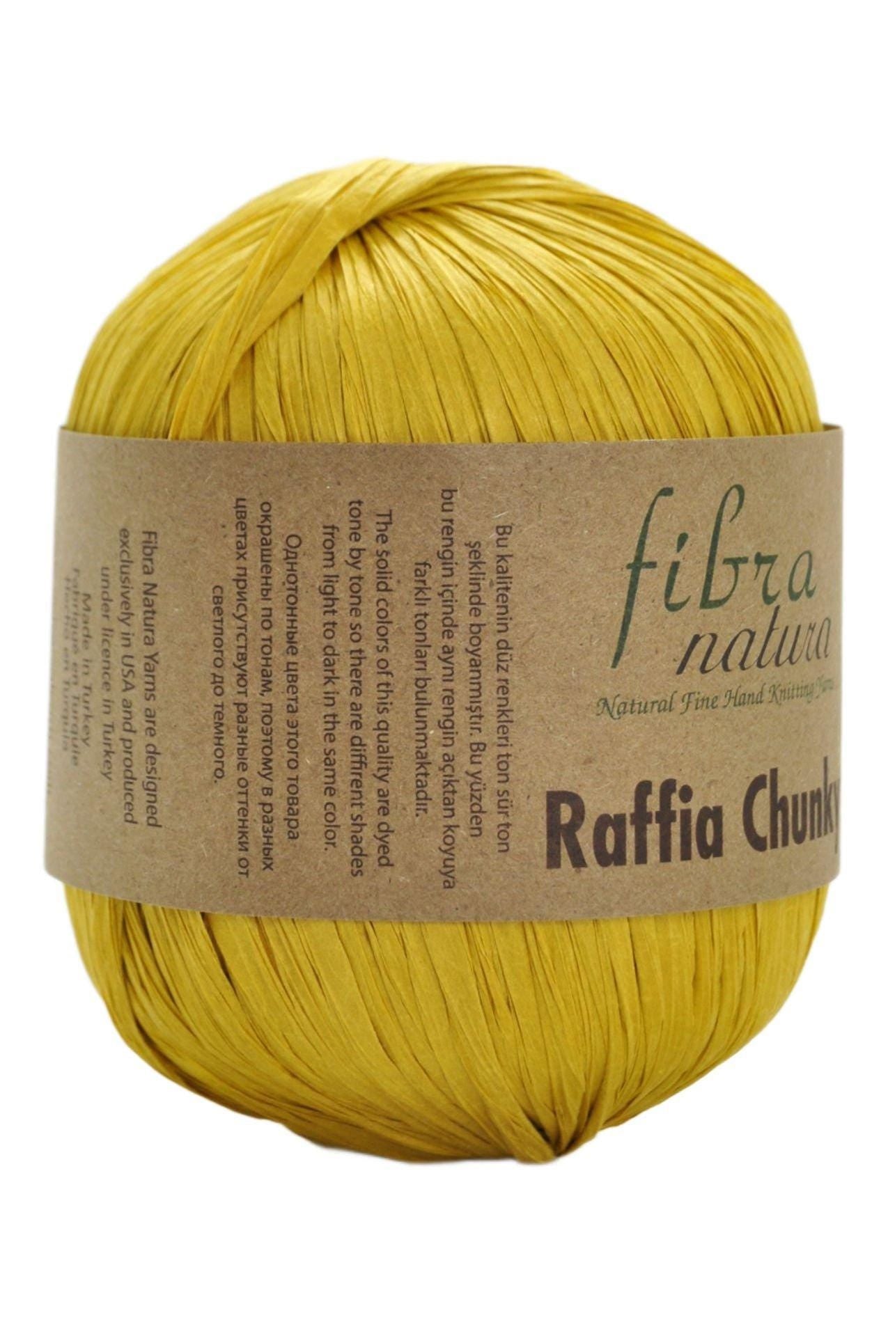 Himalaya Raffia, Fibra Natura Natural Colors, paper yarns, 35 gr - 1,23 oz, 80 mt - 87 yards, crochet yarn, basket yarn, cord yarn, bag yarn