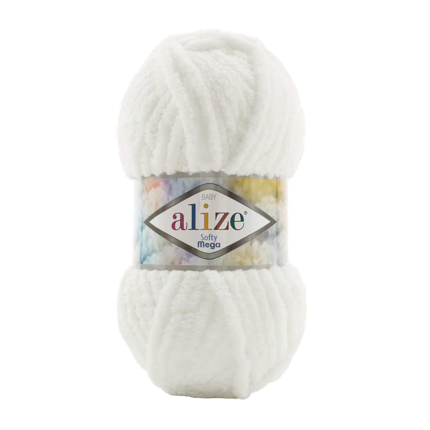 Alize Softy Mega Yarn, 100g (3.5 OZ) Soft yarn, Chunky yarn, Bulky Yarn, Baby soft Yarn, Velvet Yarn.