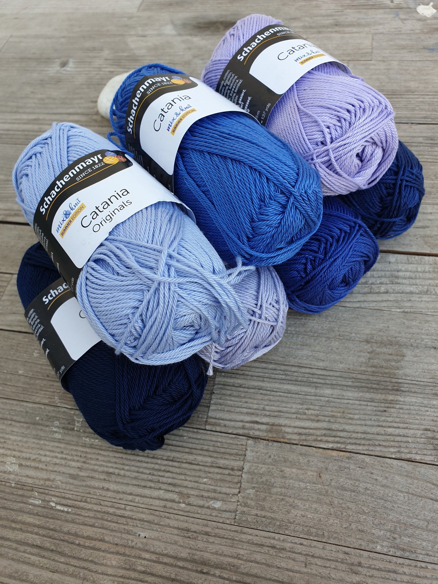 Catania Originals Mercerized Cotton Yarn, Mercerized 100% Cotton Yarn Dolls Amigurumi Knitting Yarn Crochet Yarn COLORS 00100 - 00400